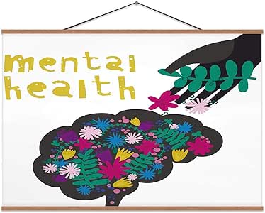 Amazon.com: Hoveniacis of Mental Health Concept with Brain ...