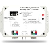 13398-D0 Dual Motor Synchronous Velocity Slide Controller Replacement Controller V-Sync II, Compatible with Lippert in-Wall Slide-Out on RV, 211852 Black
