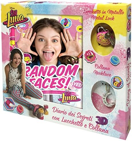 Memory Technology ed97279 – Soy Luna of Secrets 3d Journal with Padlock and Necklace