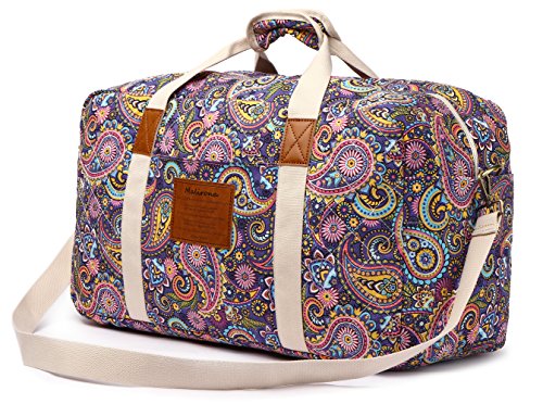 malirona canvas weekender bag