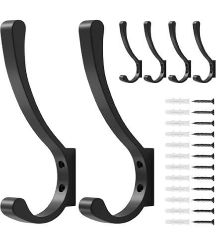 Towel Hook, 1 Piece Set, Bathrobe Hook With Brushed Nickel Finish