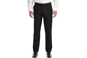 Gioberti Men's Hidden Expandable Waist Dress Pants