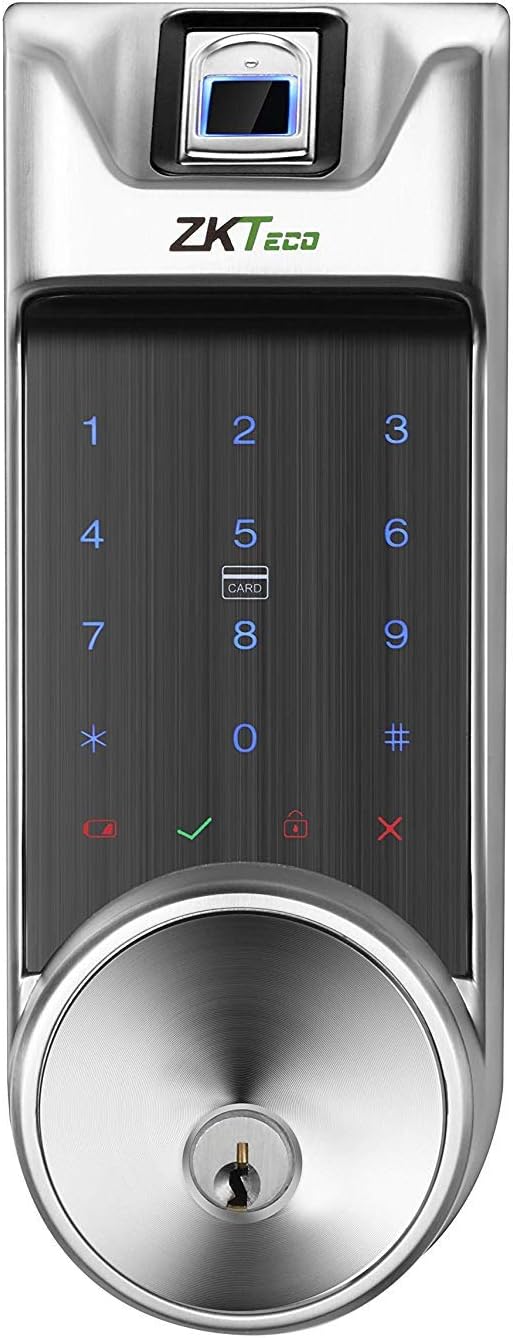 ZKTeco Outdoor Bluetooth Locks Fingerprint Door Lock Keyless Keypad