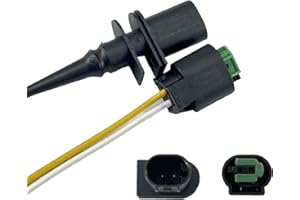 FainWan Ambient Outside Air Temperature Sensor with Connector Pigtail Plug 65816936953/65816905050 + 61132359999 Compatible with E46 E39 E38 X3 X5 Z4 1 3 4 5 6 7 Series