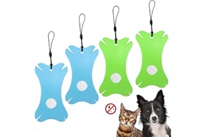 4 Pack Tick Remover Tool with Magnifying Glass for Dogs, Portable Prevention Tick Flea Cards Removal Tools Kit, Outdoor Essen