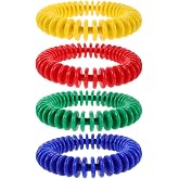 Abaodam 4pcs Colorful Swim Rings, Pool Diving Soft Plastic Underwater Training Rings for Safe Swimming Practice and Summer Water Games