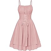 Scarlet Darkness Corset Mini Dress for Women Teens Fairy Chiffon Sundress Graduation Dresses