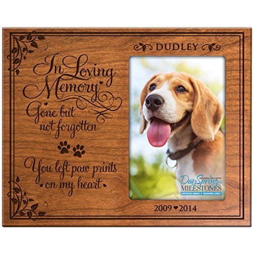 Buy LifeSong Milestones Personalized Pet Memorial Gift, Sympathy Photo