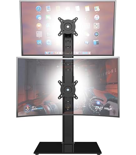 Amazon.com: HEMUDU Dual Monitor Articulating Desk Mount Arm Stand
