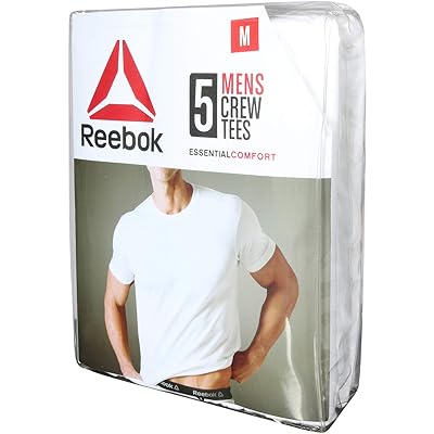 reebok men's 3 pack crew tee