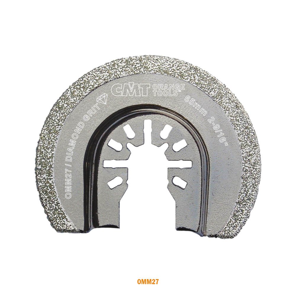 CMT OMM27-X1 Diamond Coated Radial Saw Blade Extra Long Life Quick Release Oscillating Multicutter
