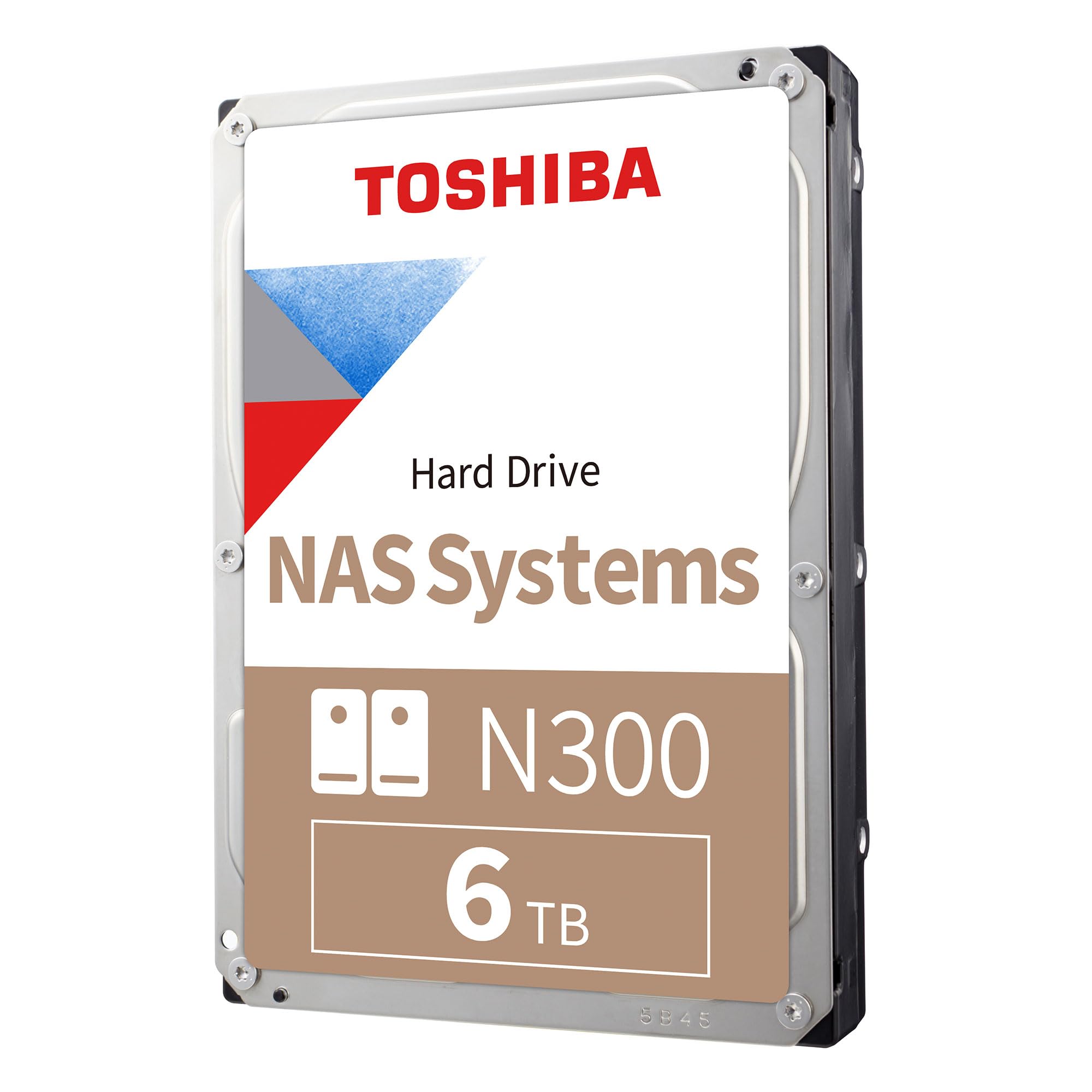 Toshiba 6TB N300 Internal Hard Drive â€“ NAS 3.5 Inch SATA HDD Supports Up to 8 Drive Bays Designed for 24/7 NAS Systems, New Generation (HDWG460UZSVA)