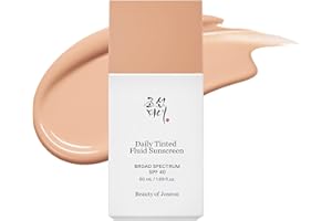 Beauty of Joseon Daily Tinted Fluid Sunscreen 12 Shades for Face Moisturizing Broad Spectrum SPF 40 Korean Skincare 50ml, 1.69 fl.oz #LP110
