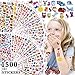 KeNeer Kids Stickers 25 Different Sheets 3D Puffy Stickers - Suitable for Kids Party Merry Christmas Birthday Gift - Including Animals Cars Food Flowers Music Pets and More Cute Pattern