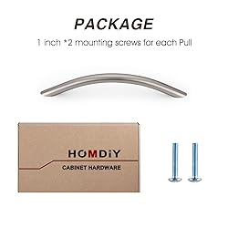 homdiy 20 Pack 5 Inch Brushed Nickel Cabinet Pulls