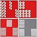 Maniology (formerly bmc) Super Cute Simple Nail Vinyl 13pc Mixed Pattern Manicure Art Sticker Bundle - Super Sized Collector's Set