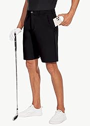 JWM Mens 9" Stretch Golf Shorts - Lightweight