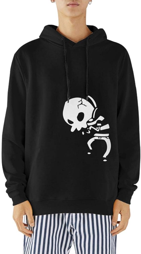 Amazon Co Jp 可愛い 骸骨さん 怖くない ドクロ 踊りのスカル スウェット パーカー メンズ 長袖 プルオーバー フード付き 綿 ゆったり おしゃれ プリント おしゃれ ゆったり 春秋冬 スポーツ 男女兼用 大きいサイズ 贈り物 ブラック 服 ファッション小物