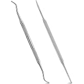 2PCS Ingrown Toenail File and Lifter with Storage Case,YINYIN100% Stainless Steel ingrown toenail Tool,Double Sided Professional Grade Nail Cleaner Tool