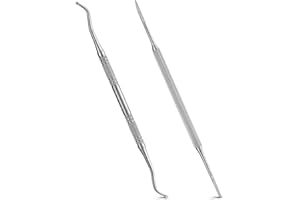 2PCS Ingrown Toenail File and Lifter with Storage Case,YINYIN100% Stainless Steel ingrown toenail Tool,Double Sided Professional Grade Nail Cleaner Tool