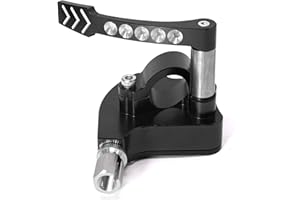 EATAKWARD 7/8" 22mm Universal Billet Throttle Thumb Assembly, ATV Throttle Lever Thumb Controller, Replacement for Yamaha Suzuki Polaris Can-Am Kawasaki Honda Arctic Cat KYMCO Dirt Bike ATV, Black