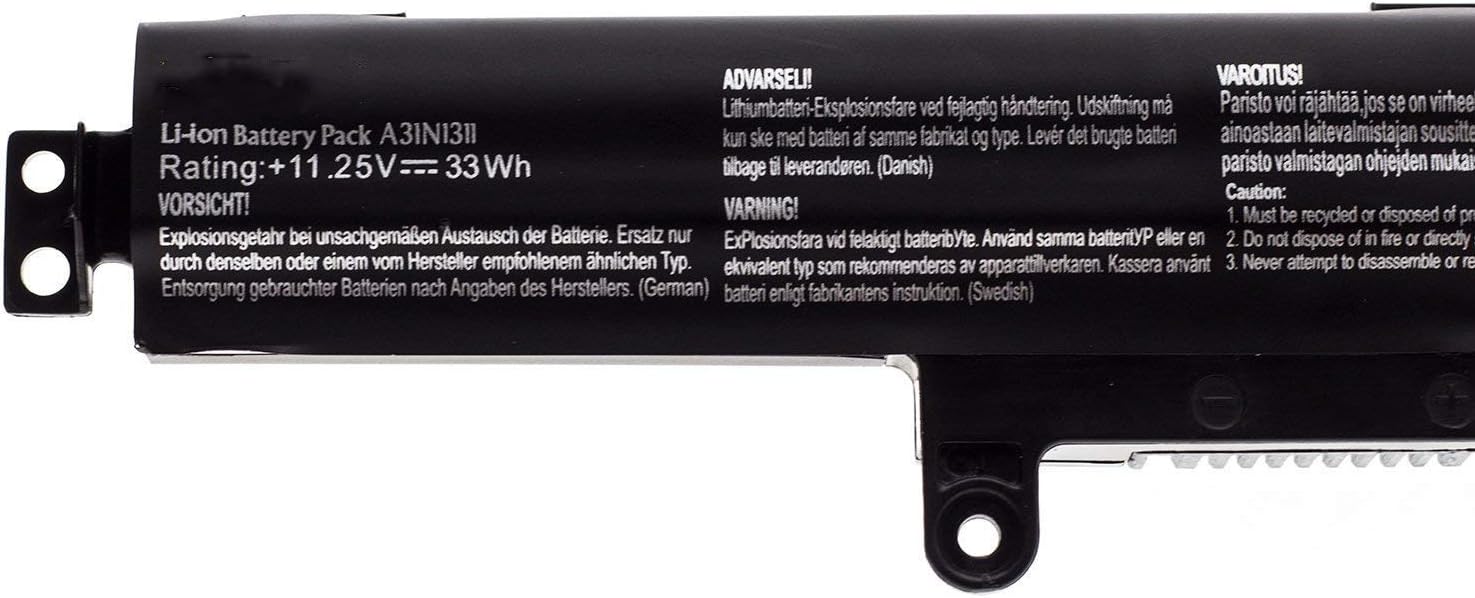 A31N1311 A31LM25 Laptop Battery Replacement for ASUS F102BA X102B X102BA series Laptop X102BA-HA41002F X102BA-BH41T F102BASH41T X102BA-HA41002F X102BA-DF1200(11.25V 33Wh 3000mAh) - Image 5