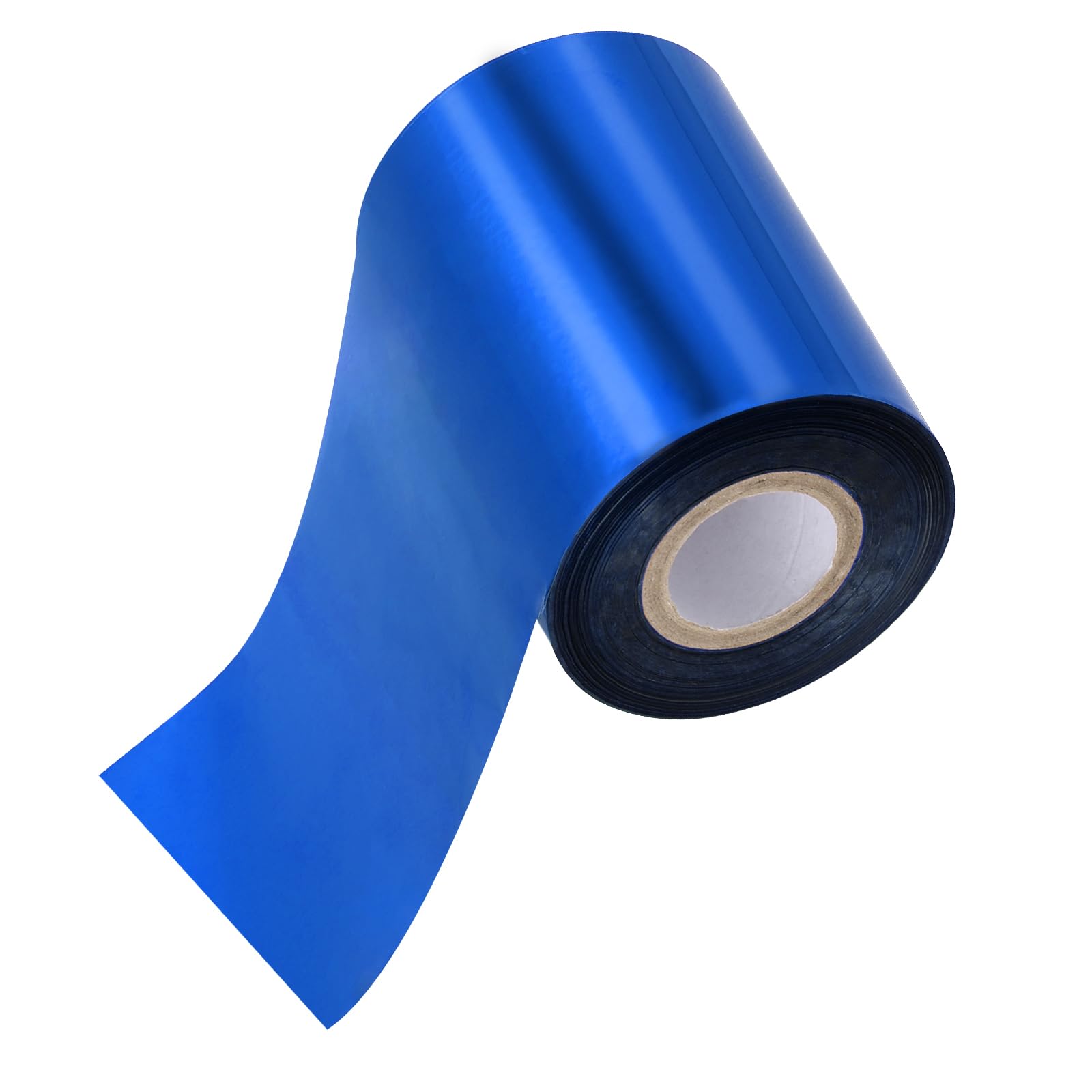 PATIKIL 3.2" x400Ft Hot Stamping Foil Paper,Heat Transfer Hot Stamping Paper Foil Roll for Leather DIY Logo Decor Craft Gift Card Package Scrapbook,Blue