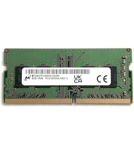 Micron 8GB SODIMM DDR4 3200 PC4 1Rx16 MTA4ATF1G64HZ-3G2 260