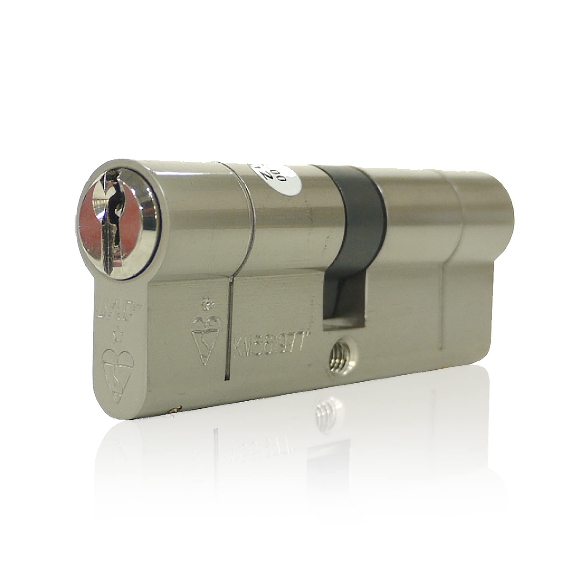 UAP 1-Star Euro Cylinder Lock with Anti-Snap & Anti-Drill Technology - Door Lock Cylinder with 3 Keys - Security for Home & Office, Door Barrel with Kitemark Rating (70mm 35/35) (Nickel)