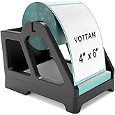 VOTTAN Sticker Label Holder, Easy to Assemble Thermal Label Holder for Rolls and Fan-Fold Labels 4X6‘’