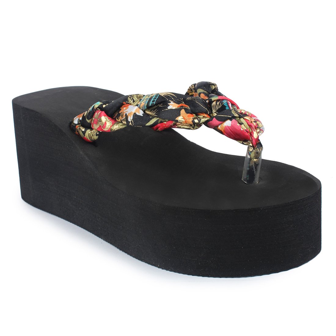 do bhai women's rubber wedges
