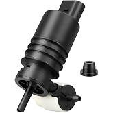 Windshield Washer Fluid Motor Pump for Jeep Dodge Chrysler Volkswagen Audi | for Wrangler Grand Cherokee Caravan Compass Patriot Durango Journey Town &amp; Country Golf GTI Q7 Q5 Q3 A6 A4 A3 Escape Equinox
