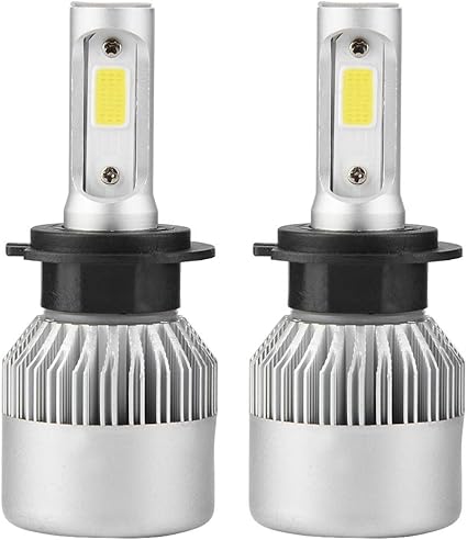 faros delanteros para auto h7 par de bombillas led para auto alta baja faros led 6000k 36w 8000lm