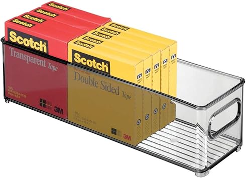 Amazon.de: mDesign Aufbewahrungsbox mit integrierten Griffen - zur