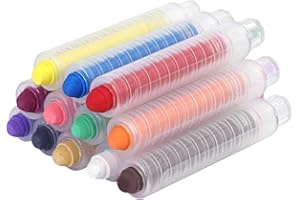 DODHEG 12 Pcs Dustless Chalk, Colored Chalk, for Painting, Blackboard Writing Color 2.