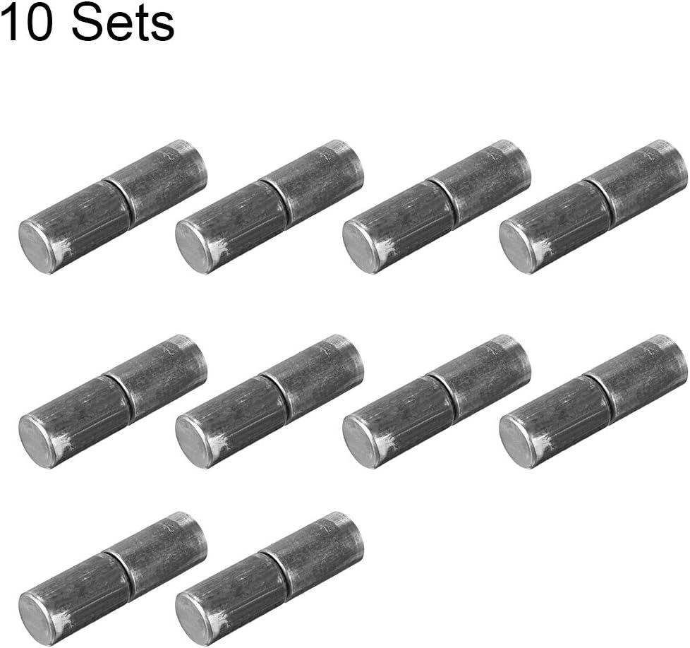 sourcing map Home Gate Door Window Part Male to Female Steel Hinge Pin 53mmx15mm 10 Sets, 53mm x 15mm,10 pcs - Image 5