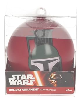 Star Wars Sdtsdt89767 Boule De Noël Boba Fett Blanc 8 X 8 X