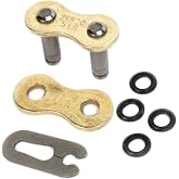 JT Chain JTC520X1RGBSL (520 Series) Gold X-Ring Clip Type Connecting Link