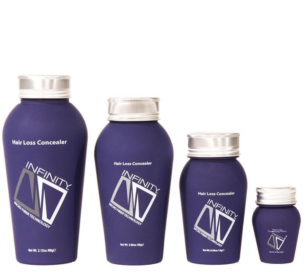 Infinity Hair Fibers, Keratin Hair Loss Concealer, Women and Men, Dark Brown, 14 gram — image 1