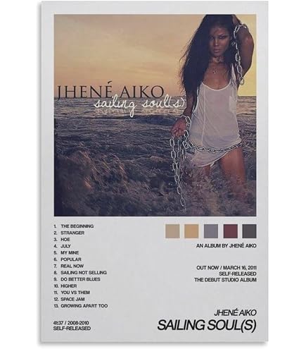 Amazon.com: Jhene Aiko Sailing Soul(s) 2 Canvas Poster Bedroom