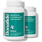 Relizen by Bonafide. Relief from Menopausal Hot Flashes & Night Sweats. — 2-Month Supply (120 Tablets)