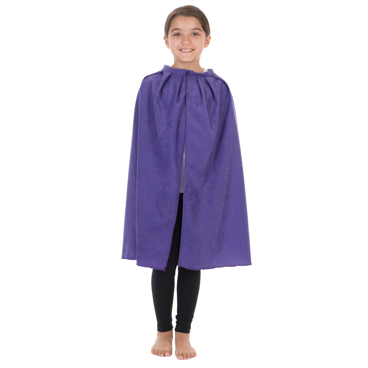 Charlie Crow Purple cape or cloak costume for kids. 3-8 Years.