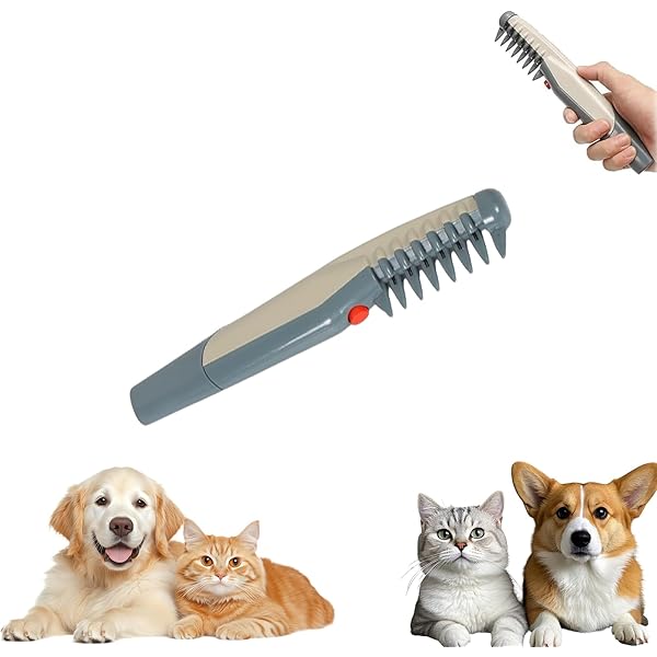 Electric Pet Grooming Anti Knot Grooming Comb Pet Electric Comb