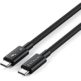 Satechi Certified Thunderbolt 5 Cable, 240W PD Charging, 120Gb/s Data | 120 Gb/s data, dual 8K/60Hz, triple 4K/144Hz, braided design, fits iPhone 18, MacBook Air/Pro/Neo