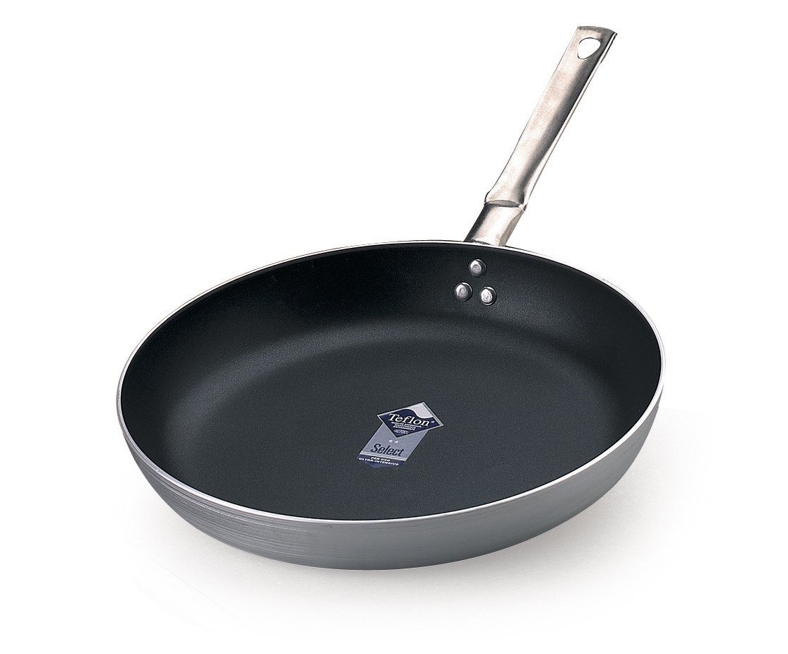 Pentole Agnelli Family Cooking Aluminium Crystal Frying Pan With 1 Handle, Diameter 24 Cm.