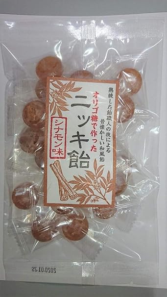 Amazon オリゴ糖 で作った ニッキ 飴 シナモン 味 12袋 まとめ買い品 群栄化学工業株式会社 あめ キャンディ 通販