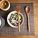 Wooden 8.9-inch Spoons and Forks for Desserts, Chips, Snacks, Cereal, Salad, Fruit, Decoration (Set of 6)¡