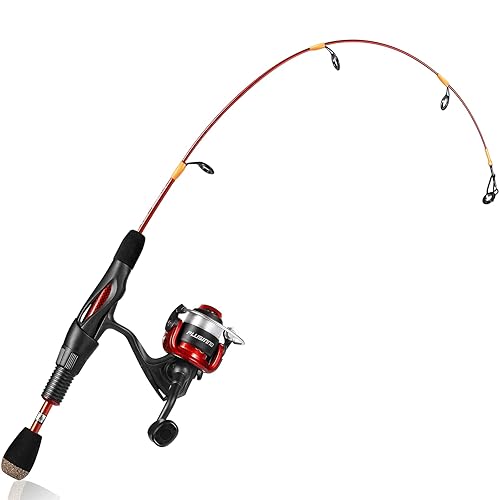 PLUSINNO Ice Fishing Rod, Ultralight and Sensitive Ice Fishing Rod