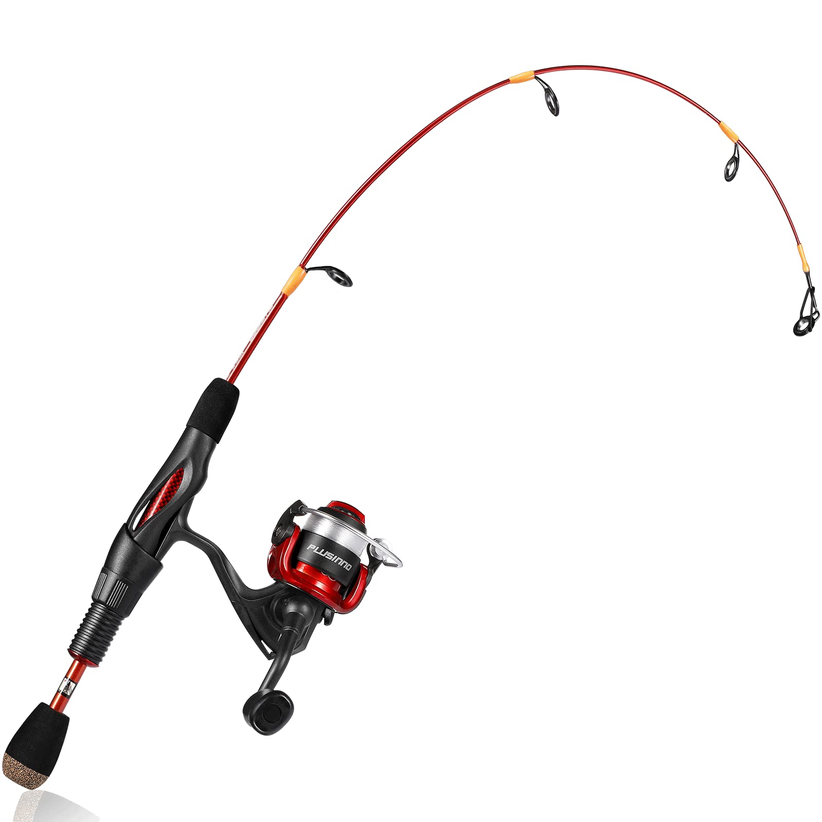 Photo 1 of ***JUST REEL***PLUSINNO Ice Fishing Rod, Ultralight and Sensitive Ice Fishing Rod and Reel Combo, 26"/27"/28" for Trout, Walleye, Perch, Panfish Bluegill Crappie