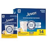 Juven Nutrition Support for Wound Healing, Pineapple Coconut, 14ct | Collagen peptides, arginine, glutamine, HMB and micronutrients provide targeted nutrition to support wound healing